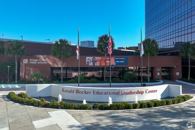 Orange County Schools Leadership Center is located in Downtown Orlando, not far from Alafaya