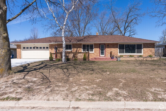 Ranch homes in Ashwaubenon provide one-level living with large yards and attached garages.