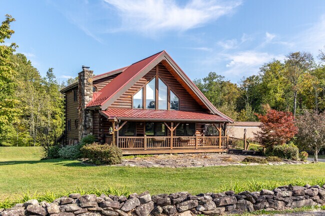 Log cabin homes in Gamble sit on spacious land, offering plenty of room and privacy.