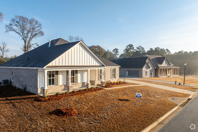 Neighborhoods with new homes on large lots are being developed throughout the Dothan area.
