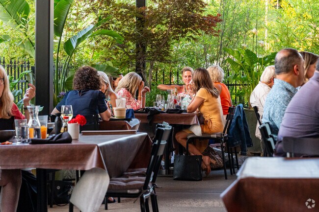 Grab some asian fusion food at Bambu a popular restaurant in the neighborhood.