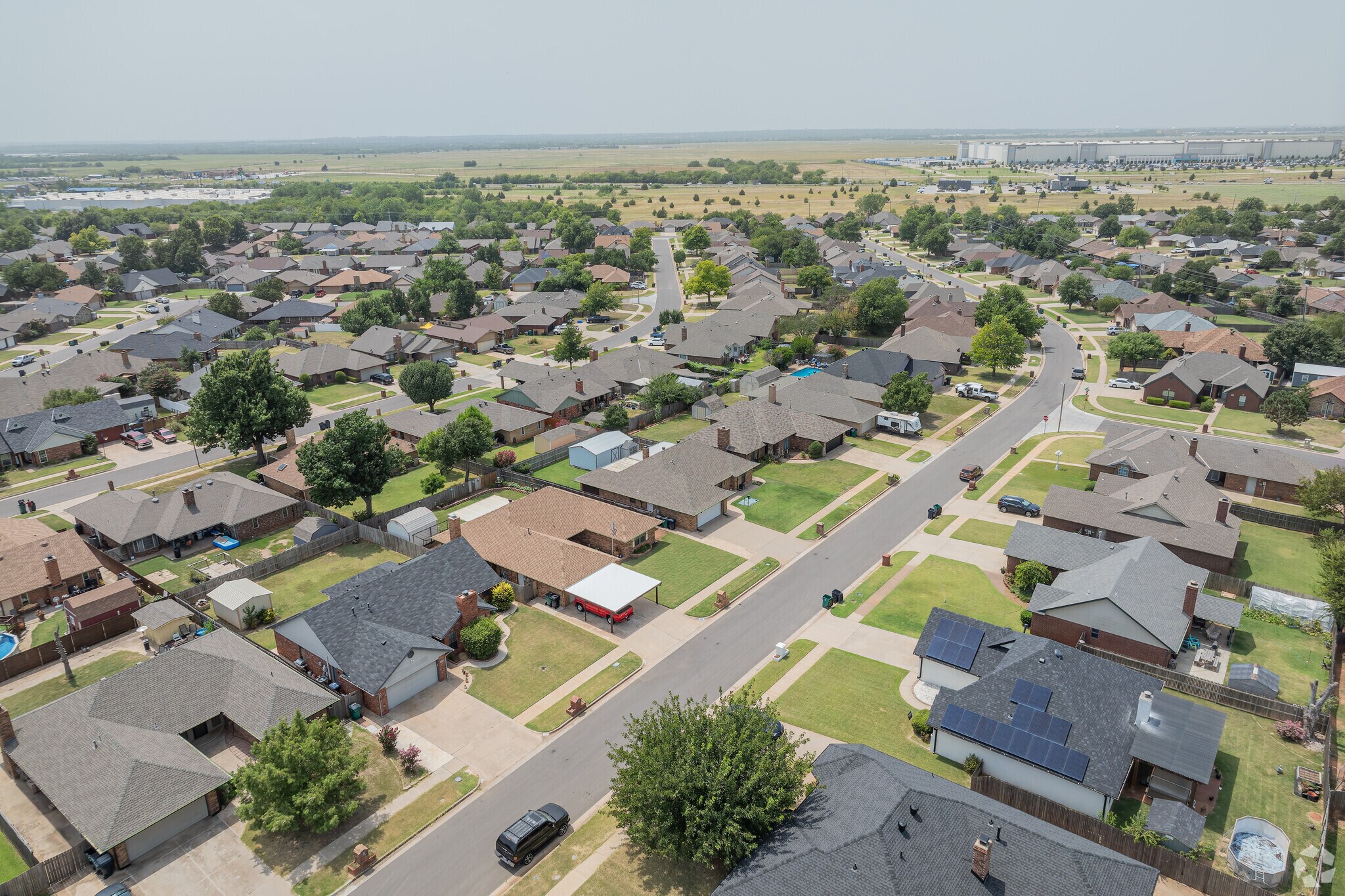 Newer homes are springing up all around Mayfield.