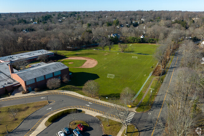 Long Lots School has its own baseball field.