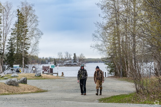 Big Lake South State Recreation Site is a great place to go fishing with family and friends.