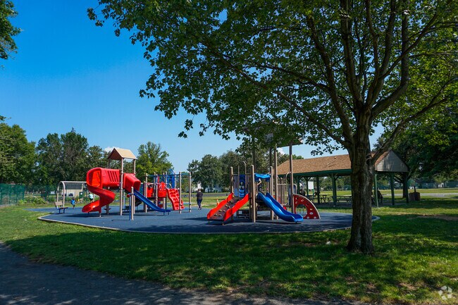 Swales Park playground  in Edison, New Jersey.