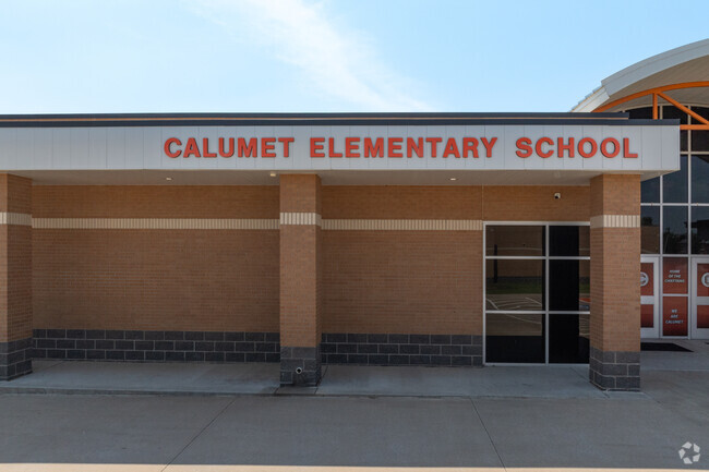 Calumet Elementary School serves pre-K through 8th grades.