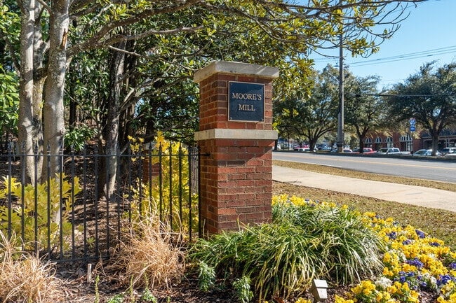 Take a walk and enjoy the sights of Moore's Mill.