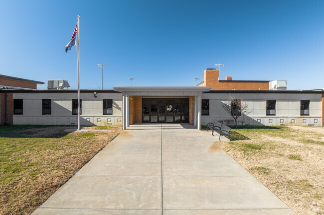 This is the front of Valley Center Intermediate School.