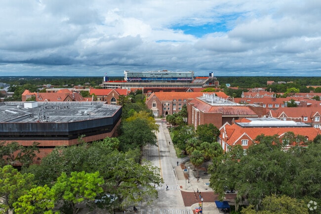 University of Florida covers more than 2,000-acres and is the heart and soul of the city of Gainesville.