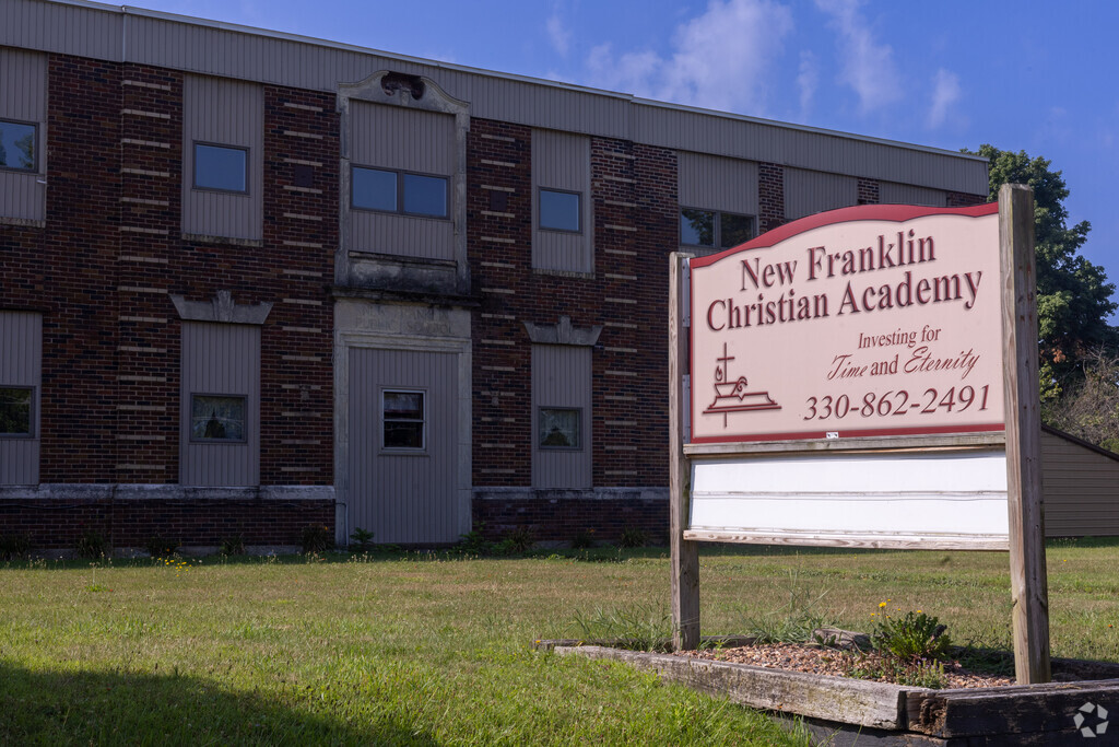 New Franklin Christian Academy sign in Outlying Stark County.
