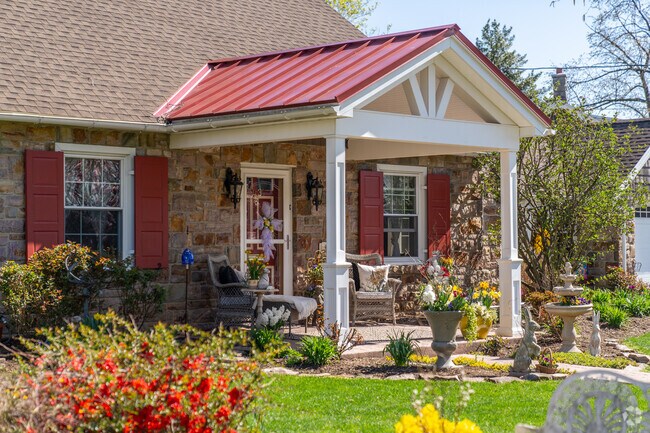 Homes with brick exteriors are spread throughout Sinking Spring.