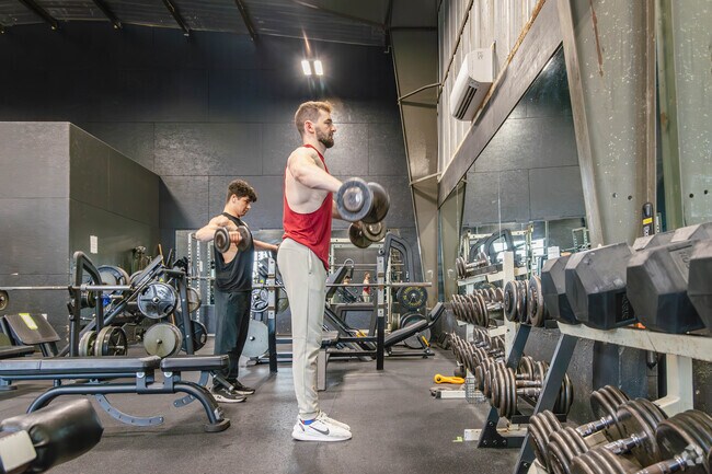 Montesano residents can enjoy working out with their buddies at Monte Fitness Center.