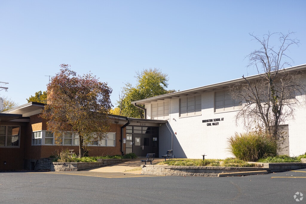 Innovation High School at Cool Valley provides education in the neighborhood.