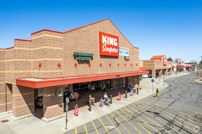The King Soopers shopping center near Lac Amora in Broomfield, Colorado.