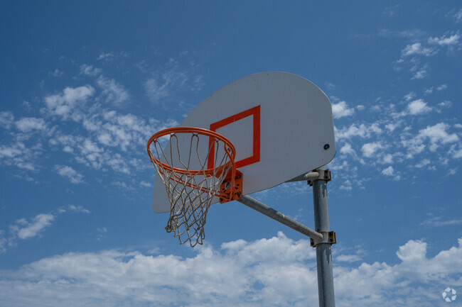 Talbert Middle School in Huntington Beach has multiple basketball courts for students to enjoy.