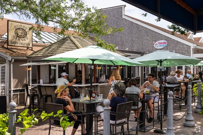 Grab a seat on the patio at Bobby Byrne's near Seconsett Island.