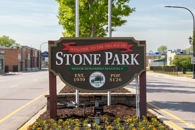 Stone Park is a small, but densely populated village located 16 miles west of Chicago’s city center.