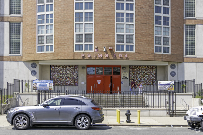 PS/MS 194 is an ethnically diverse school serving elementary and middle school students.