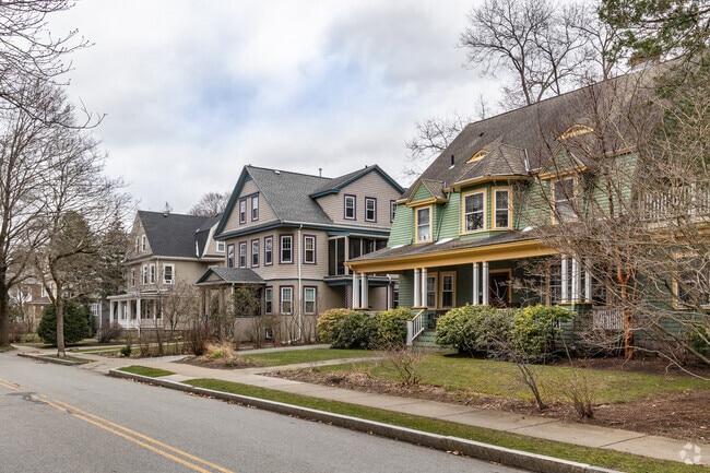 Beautifully maintained Victorians can be found all throughout Newton Highlands.