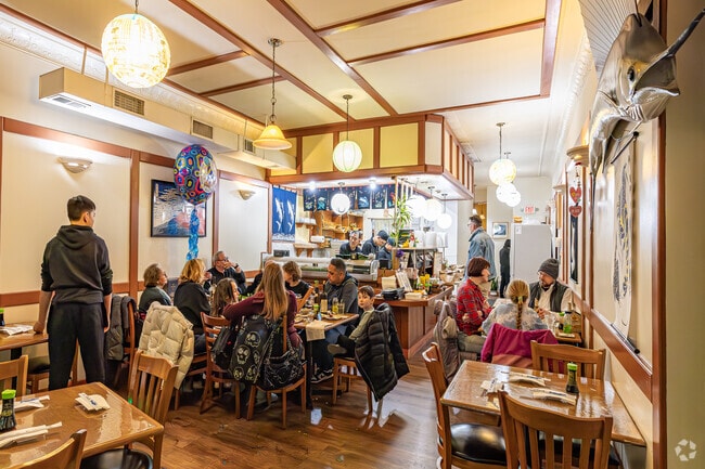 Ginger Sushi in Fanwood has delicious rolls, sashimi, and is a great place to meet with friends.