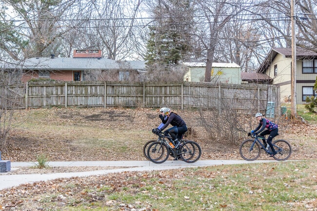 Bikers can find a natural escape just around the corner from Antelope Park.