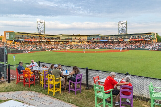 College Park residents can walk to nearby Clipper Stadium to catch a Lancaster Stormers game.
