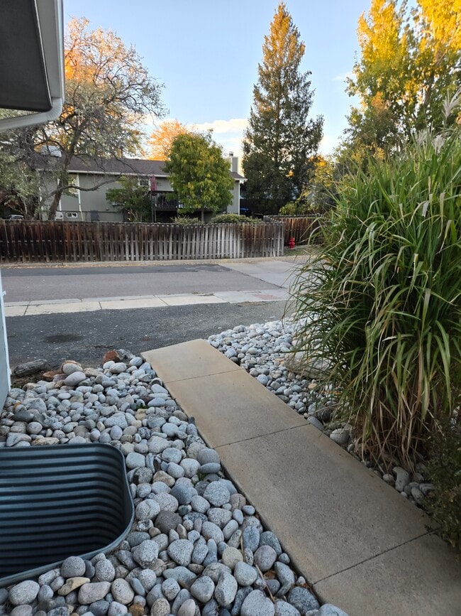 Walkway to North side extra parking