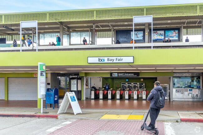 Bayfair BART station in Ashland connects locals everywhere in the Bay Area.