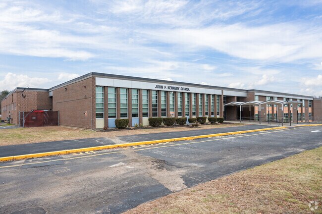 Downtown Randolph children begin their studies at John F. Kennedy Elementary School.