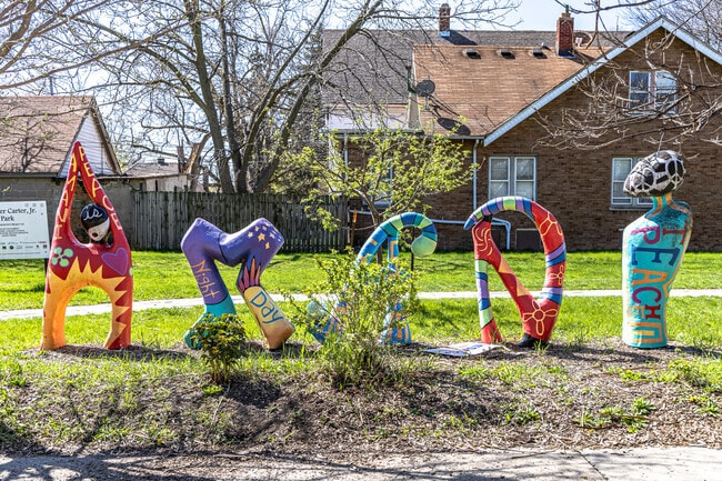 Amani is the Swahili word for peace and it can be found in Carter Park.