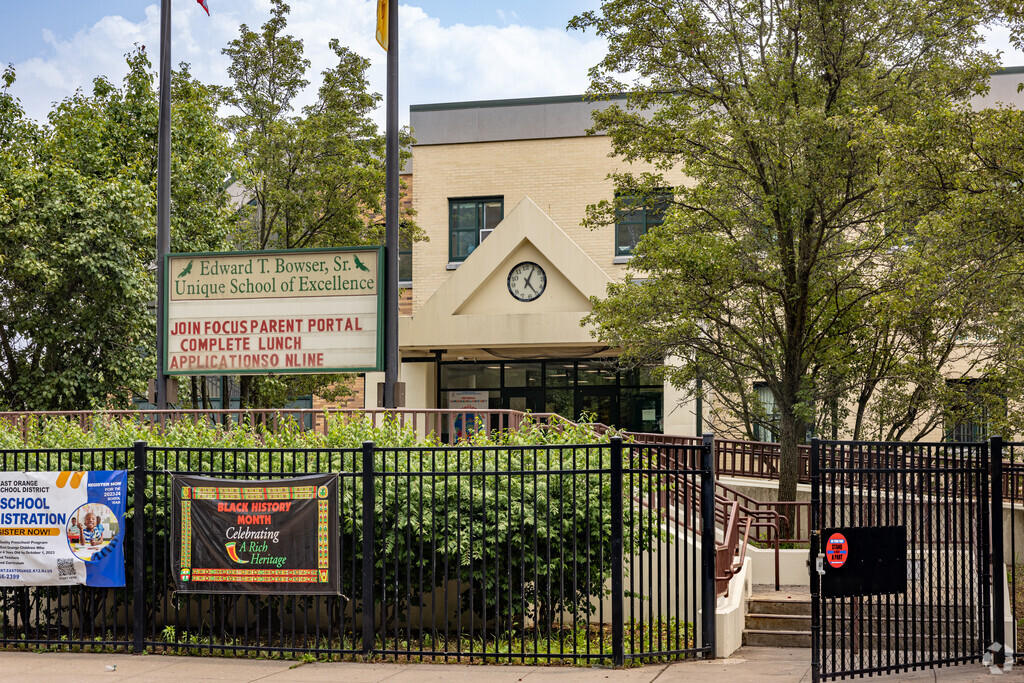 East Orange is home to the Edward T. Bowser School of Excellence, a public elementary school.
