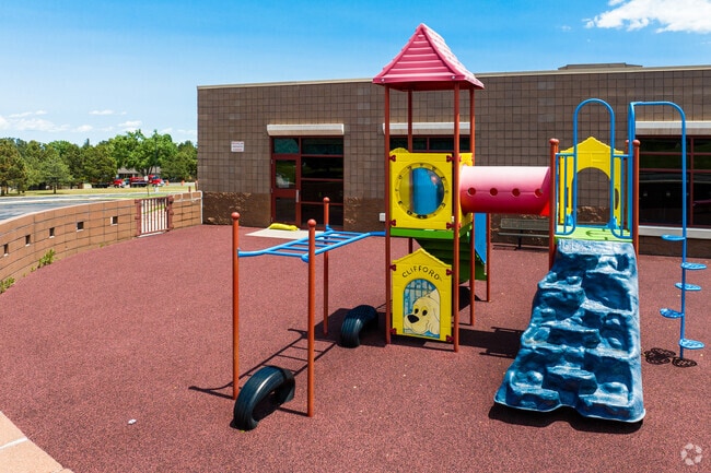 Students at Gold Camp Elementary in Skyway have access to the playground at recess.