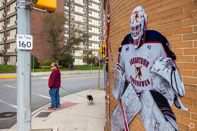 East Taylor readies to cheer on the Johnstown Tomahawks tonight.
