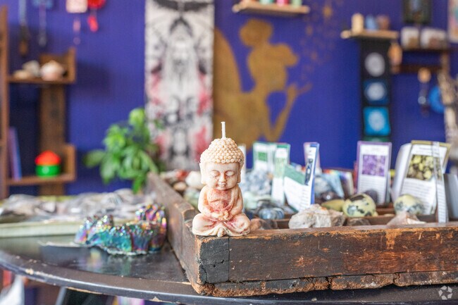 Shop for unique gift ideas at Tides of Tarot with Cortnee in Collett Park.