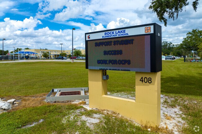 Younger students may attend Rock Lake Elementary School.