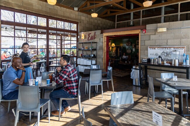 The Coffee Shop is a creative space where Lyon's Gate locals can get together.