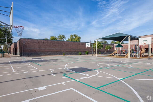 Shoot some hoops at Sierra Verde Elementary School in Glendale.