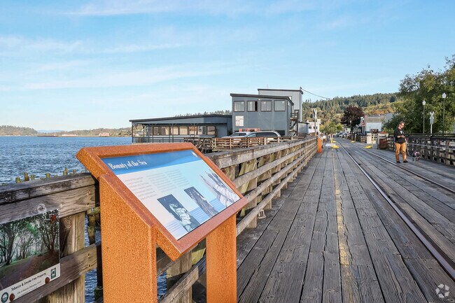Learn some history about Astoria while taking in the view along the Riverwalk.