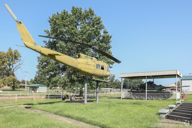 See the monuments to American Freedom installation at Roland Public Park.