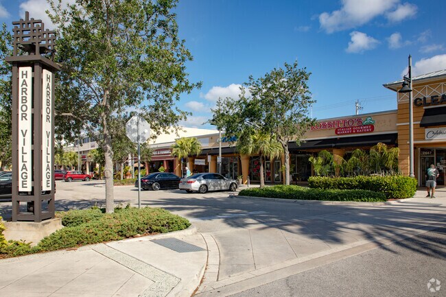 Locals of the Harbor Village neighborhood have many retail options within the area.