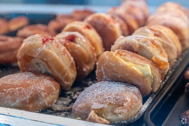 Custard and jelly filled donuts are popular at Thee Heavenly Donut in Highland Lakes.