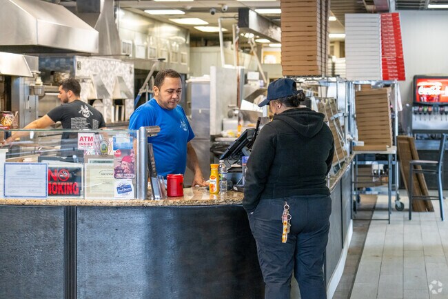 HG Oreland Pizza is a favorite lunch spot.