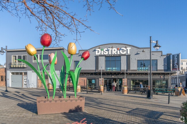 Meet some friends for drinks at District Brewing in Mount Vernon.