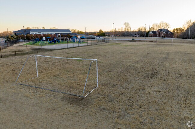 Soccer field for Mill Creek Elementary School in Madison Alabama.