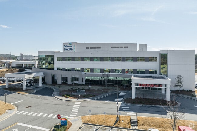 Advent Health Hospital is a major employer in Calhoun.