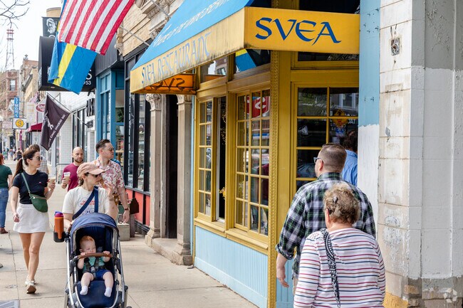 One of the few remaining Swedish restaurants in Andersonville, Svea is always busy.