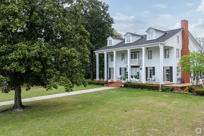 A Colonial Revival home built in 1845 is found in the historical homes district in  Minden.