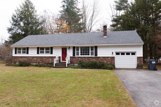 Most homes in Wilton have at least a one-car garage.