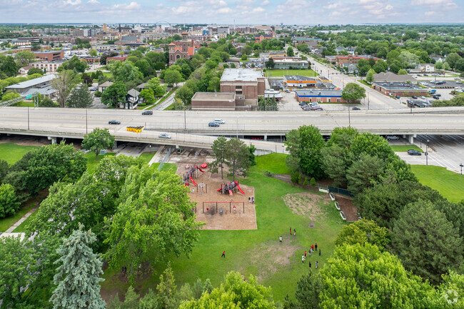 Howe Elementary Community School in Green Bay, WI offers a large green space and playground.