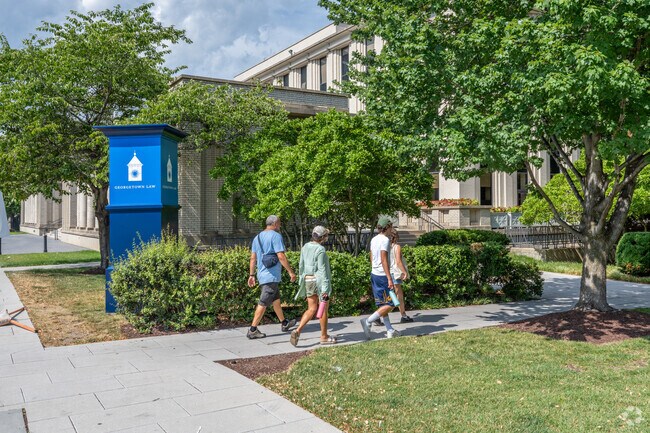 The campus of Georgetown Law occupies a large portion of Judiciary Square.